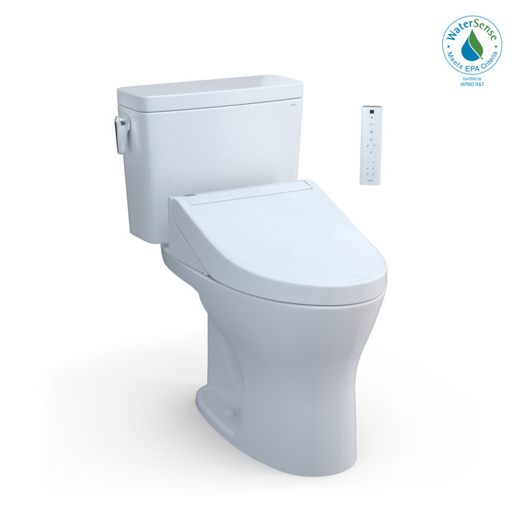TOTO Drake® Washlet®+ DualFlush Elongated Bidet Toilet (Seat Included